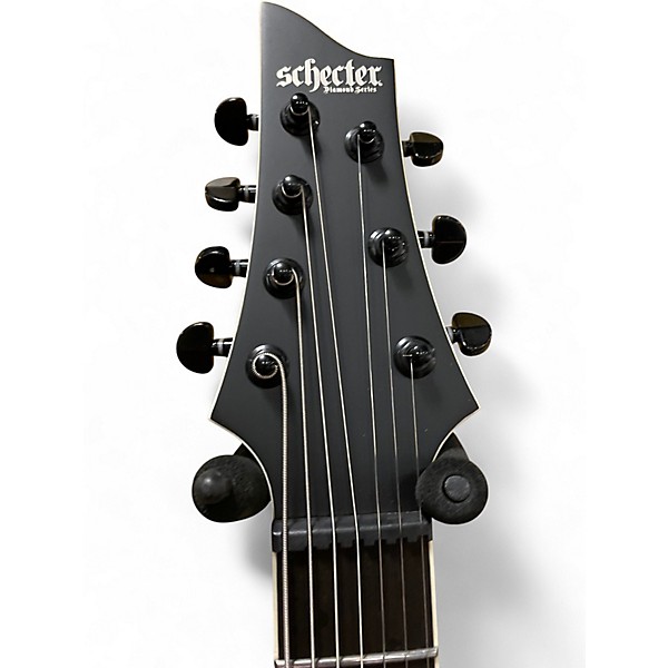 Used Schecter Guitar Research C7 SLS Elite Evil Twin Black Solid Body Electric Guitar