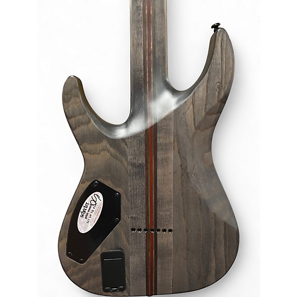 Used Schecter Guitar Research C7 SLS Elite Evil Twin Black Solid Body Electric Guitar