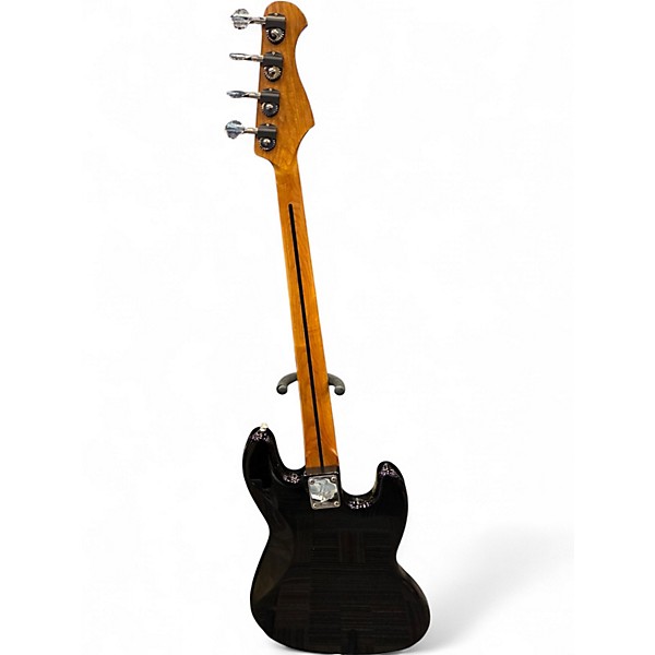 Used Harley Benton MV-4PJ Black Electric Bass Guitar