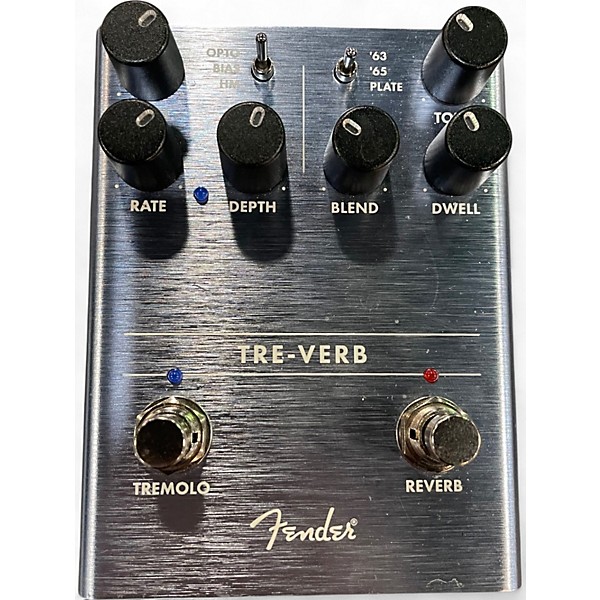 Used Fender TRE VERB Effect Pedal
