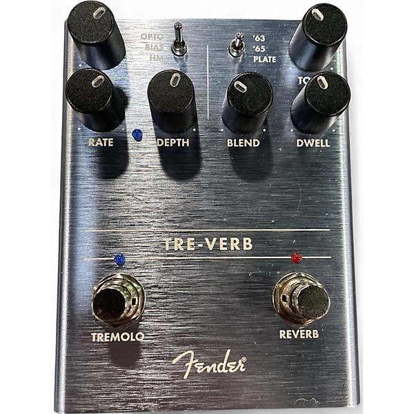 Used Fender TRE VERB Effect Pedal
