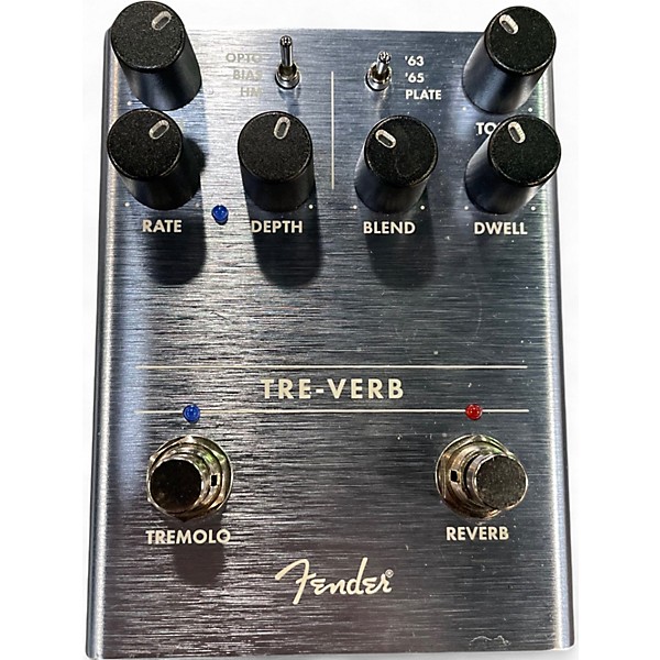 Used Fender TRE VERB Effect Pedal