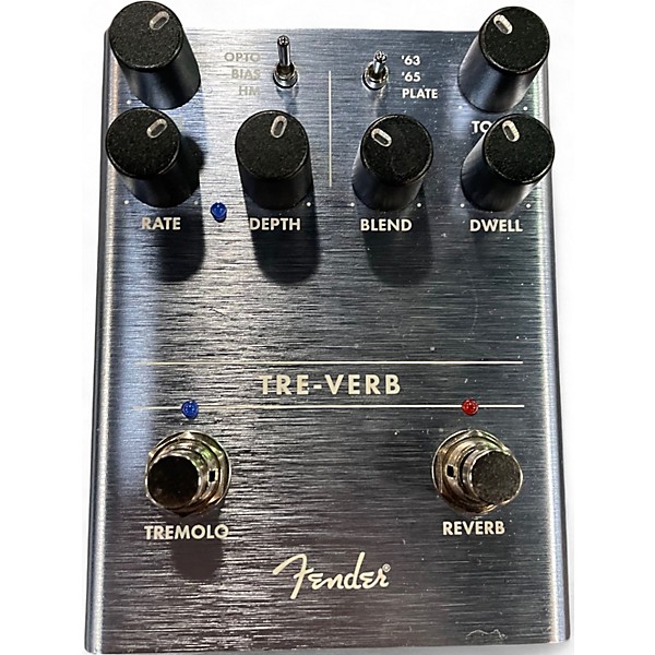 Used Fender TRE VERB Effect Pedal