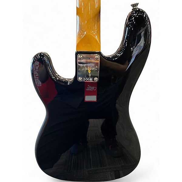 Used 2025 Squier Classic Vibe 1970S Precision Bass Black Electric Bass Guitar
