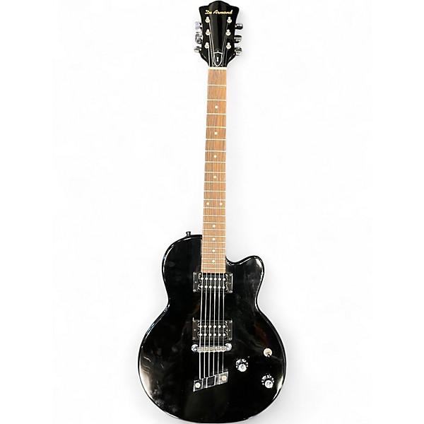 Used DeArmond M65 Black Solid Body Electric Guitar