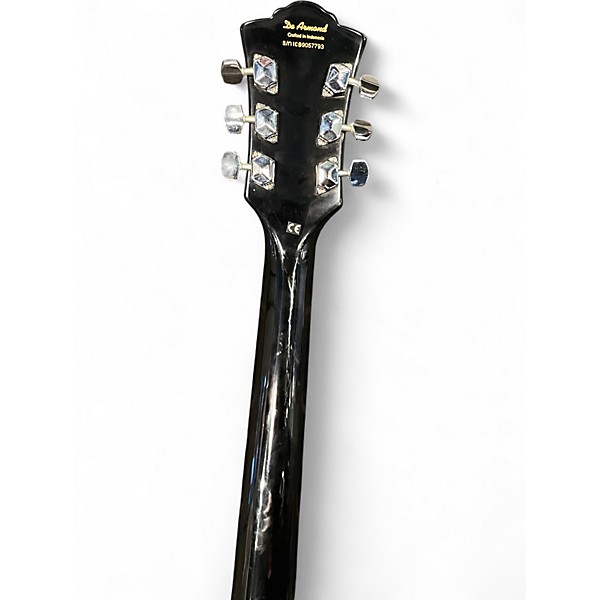 Used DeArmond M65 Black Solid Body Electric Guitar
