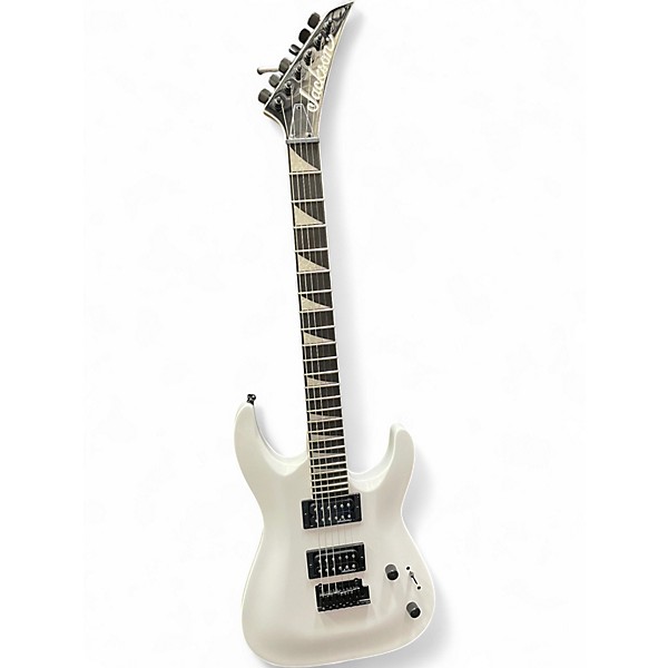 Used Jackson JS22 Dinky White Solid Body Electric Guitar