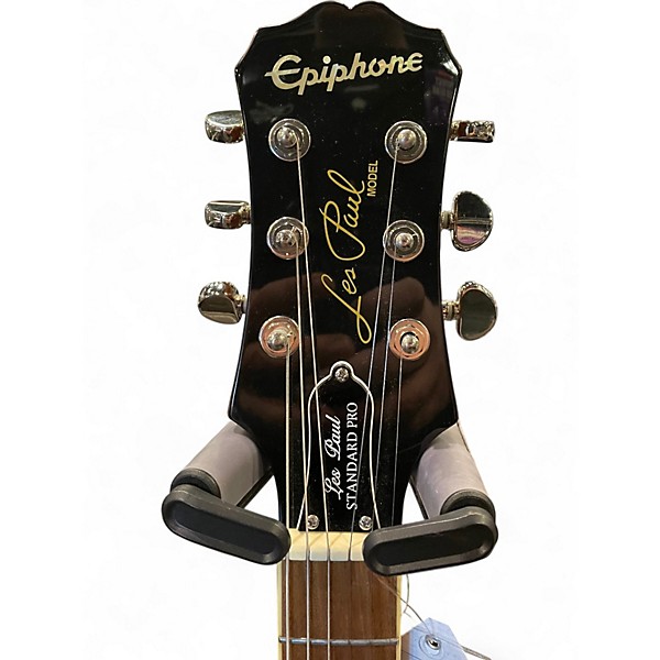 Used 2018 Epiphone Les Paul Standard Pro Honey Burst Solid Body Electric Guitar