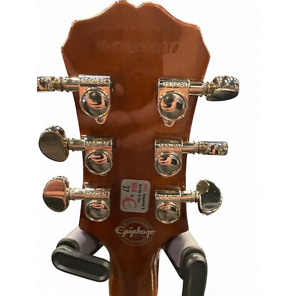 Used 2018 Epiphone Les Paul Standard Pro Honey Burst Solid Body Electric Guitar