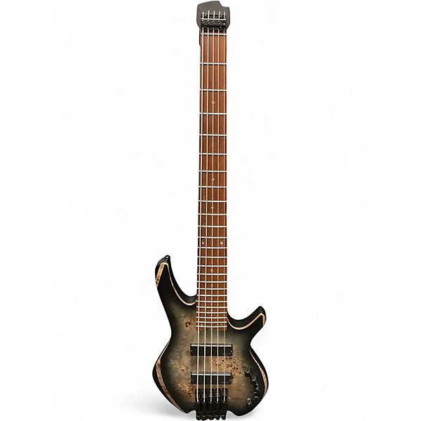 Used Cort SPACE 5 STAR DUST GREEN Electric Bass Guitar