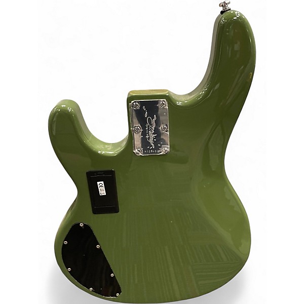 Used Sterling by Music Man RAY4 HH OLIVE Electric Bass Guitar