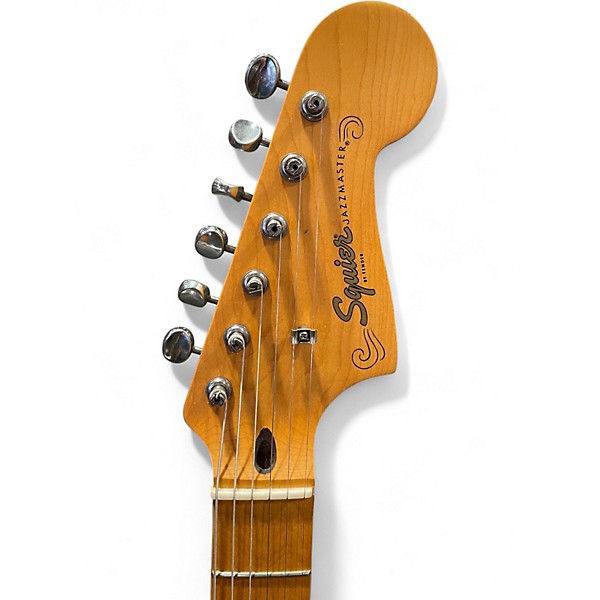 Used Squier 40th Anniversary Jazzmaster Vintage Edition Satin Desert Sand Solid Body Electric Guitar