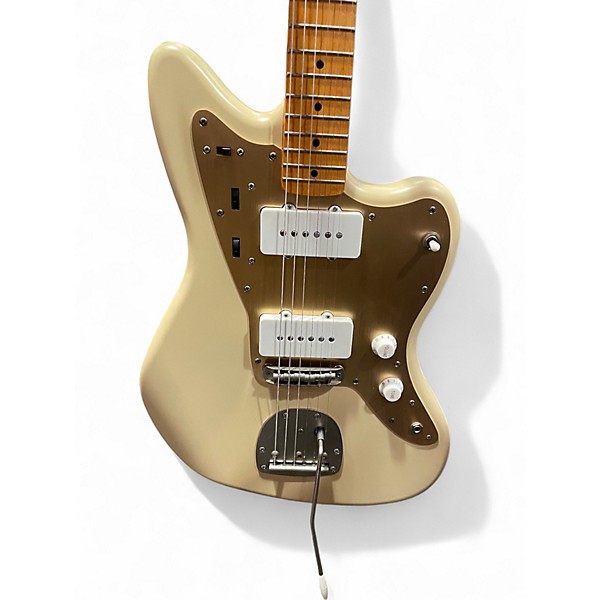 Used Squier 40th Anniversary Jazzmaster Vintage Edition Satin Desert Sand Solid Body Electric Guitar