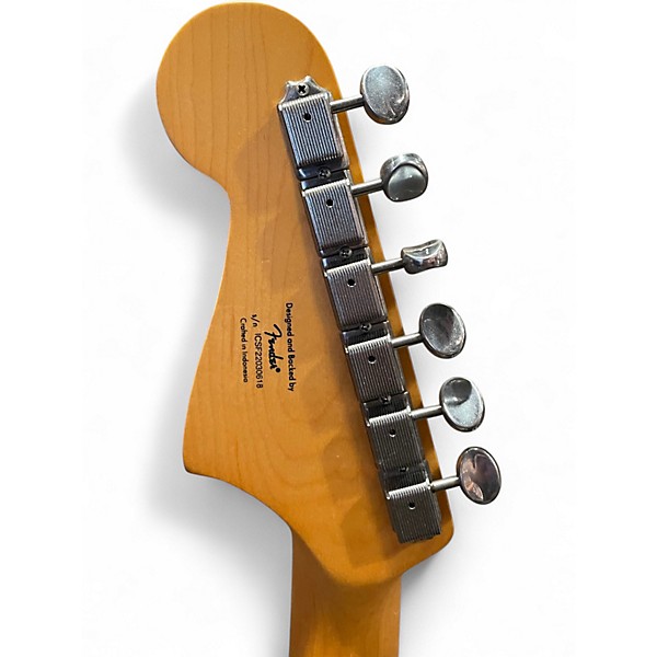 Used Squier 40th Anniversary Jazzmaster Vintage Edition Satin Desert Sand Solid Body Electric Guitar