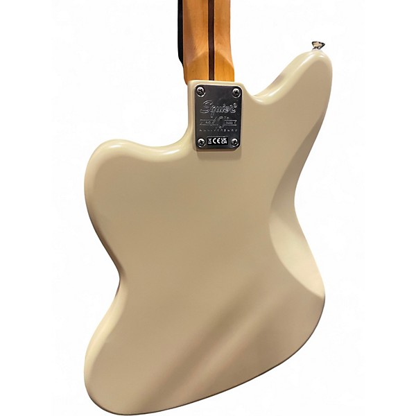 Used Squier 40th Anniversary Jazzmaster Vintage Edition Satin Desert Sand Solid Body Electric Guitar