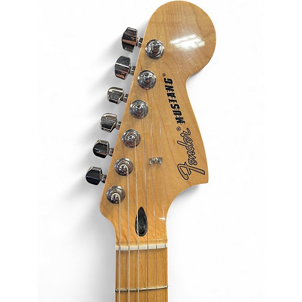 Used Fender Mustang Brown Solid Body Electric Guitar