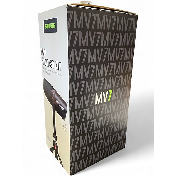 Used Shure MV7 PODCAST KIT USB Microphone