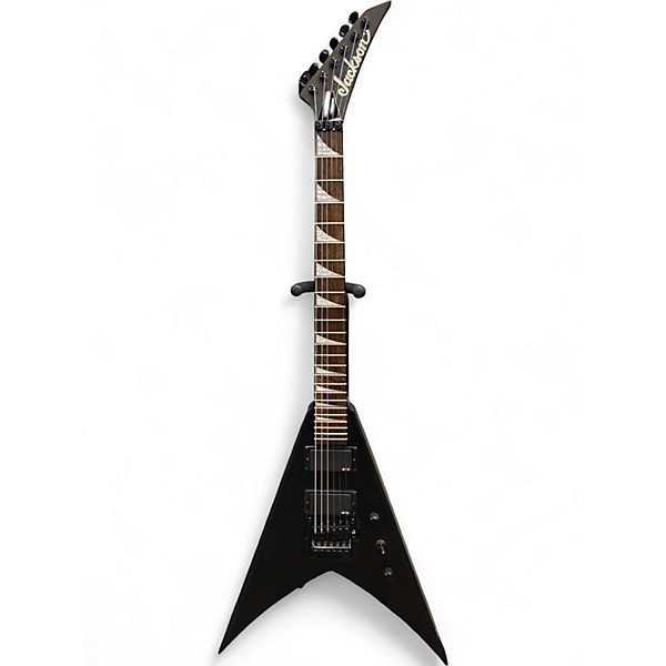 Used Jackson KVXT King V Black Solid Body Electric Guitar