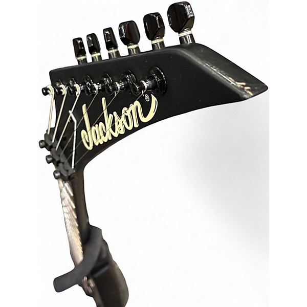 Used Jackson KVXT King V Black Solid Body Electric Guitar