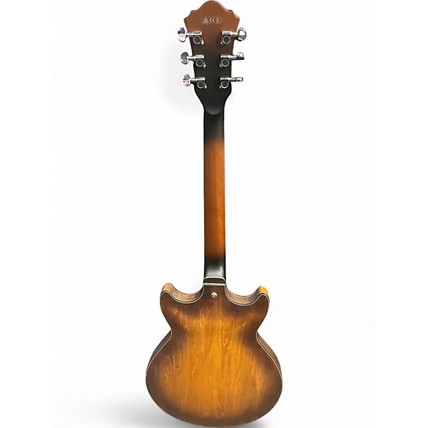 Used Ibanez AM73B Archtop Tobacco Flat Hollow Body Electric Guitar