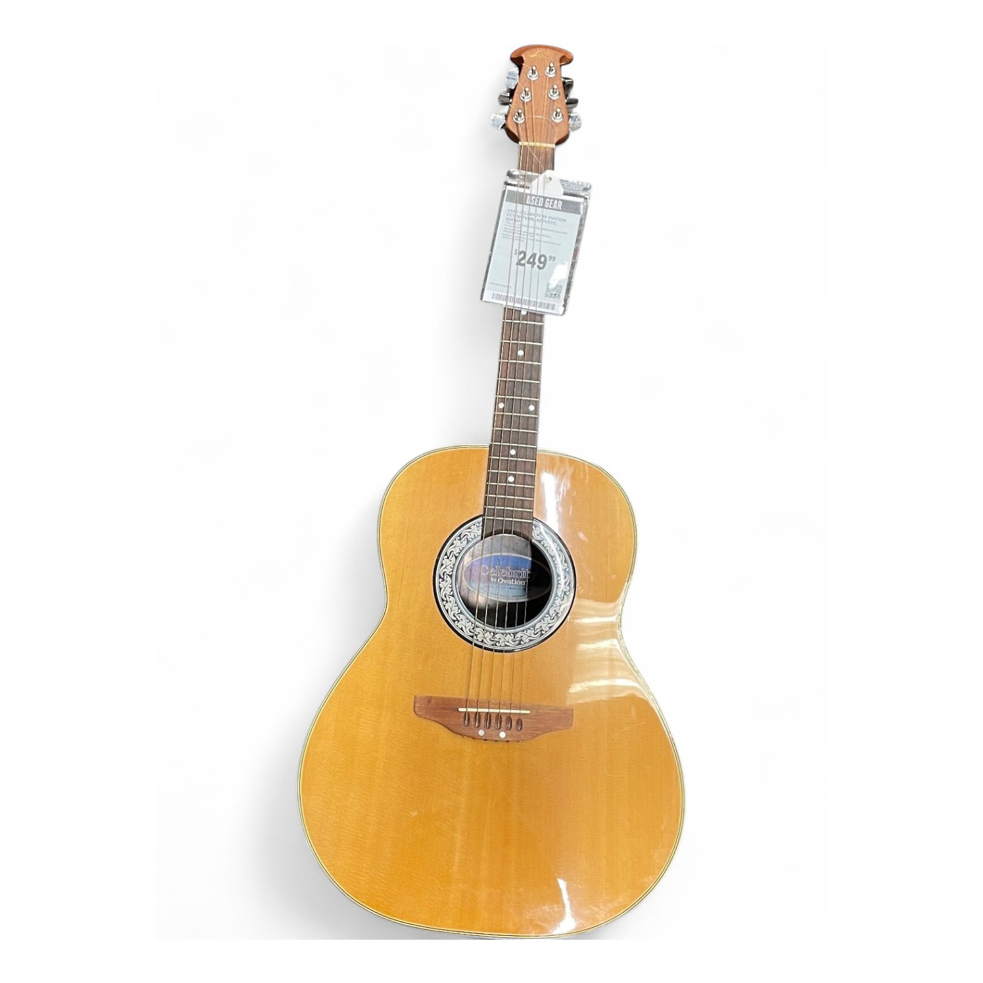 Used Celebrity By Ovation CC11 Natural Acoustic Guitar Natural