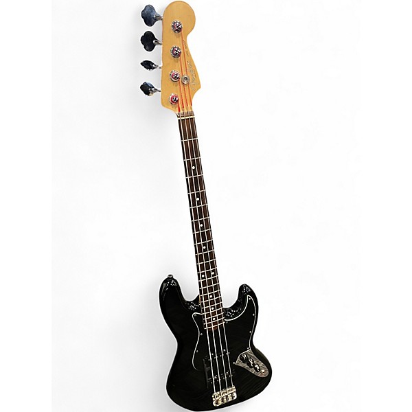 Used Fender American Standard Jazz Bass Black Electric Bass Guitar