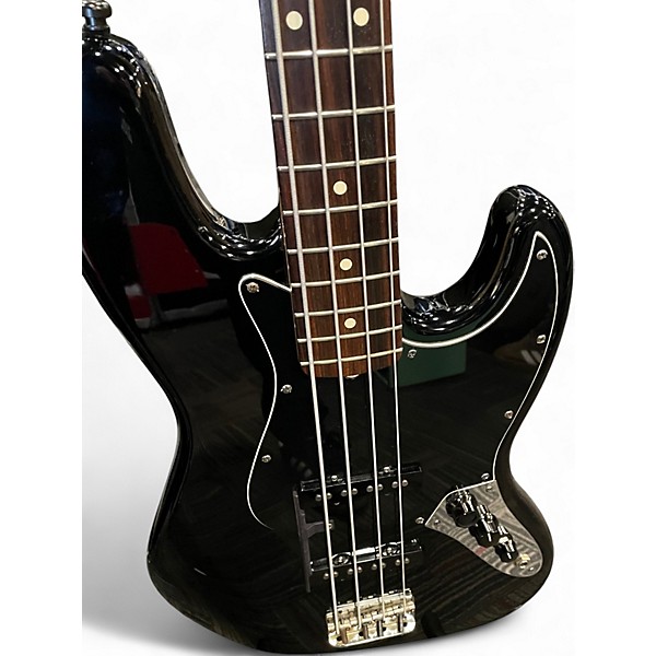 Used Fender American Standard Jazz Bass Black Electric Bass Guitar