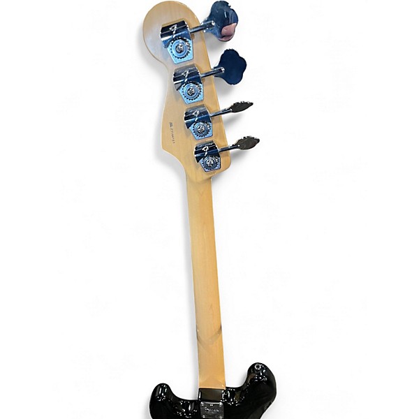 Used Fender American Standard Jazz Bass Black Electric Bass Guitar