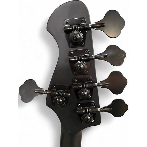 Used Harley Benton Deluxe Black Electric Bass Guitar