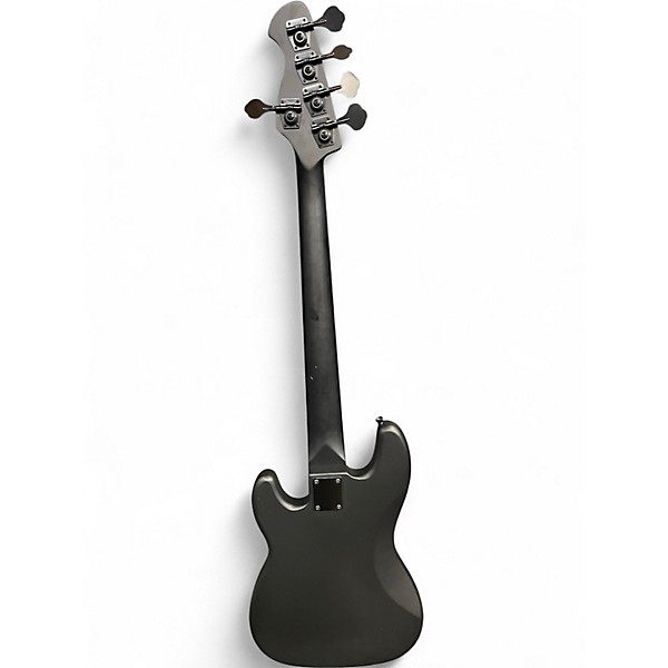 Used Harley Benton Deluxe Black Electric Bass Guitar