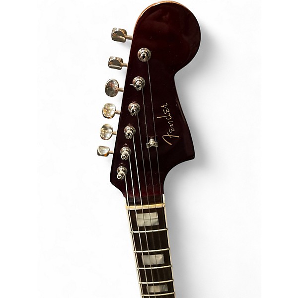 Used Fender Troy Van Leeuwen Jazzmaster Oxblood Solid Body Electric Guitar