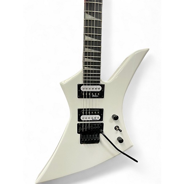 Used Jackson Kelly JS32 Snow White Solid Body Electric Guitar
