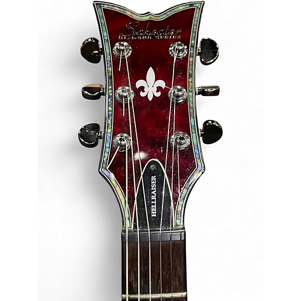 Used Schecter Guitar Research Hellraiser Solo 6 Black Cherry Solid Body Electric Guitar