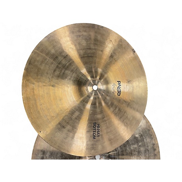 Used Paiste 14in 404 Hi Hat Cymbal