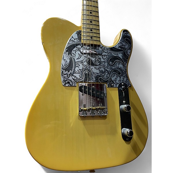 Used Fender American Vintage 1952 Telecaster Vintage Yellow Solid Body Electric Guitar