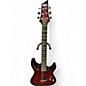 Used Schecter Guitar Research Demon 6 Crimson Red Burst Solid Body Electric Guitar thumbnail