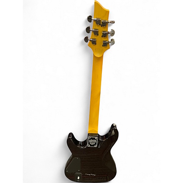 Used Schecter Guitar Research Demon 6 Crimson Red Burst Solid Body Electric Guitar