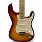 Used Fender American Deluxe Ash Stratocaster AGED CHERRY BURST Solid Body Electric Guitar