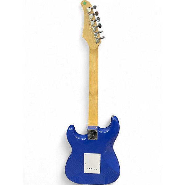 Used Silvertone St Style Blue Solid Body Electric Guitar