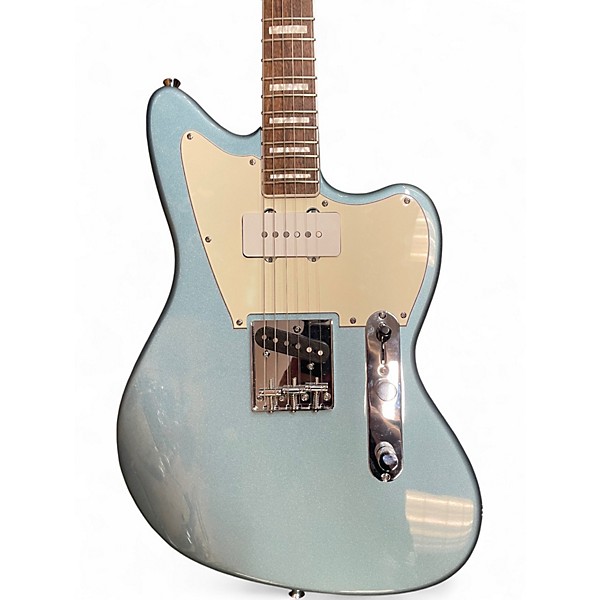 Used Squier Paranormal Offset Telecaster SJ Ice Blue Metallic Solid Body Electric Guitar
