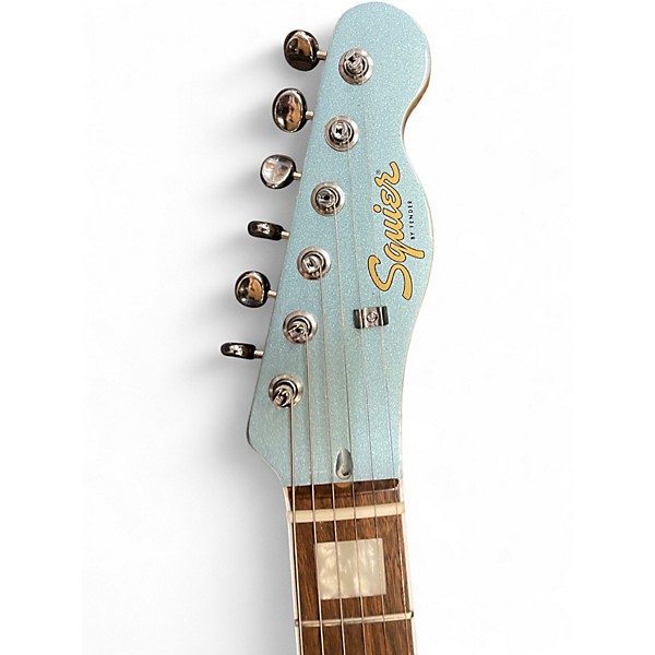 Used Squier Paranormal Offset Telecaster SJ Ice Blue Metallic Solid Body Electric Guitar