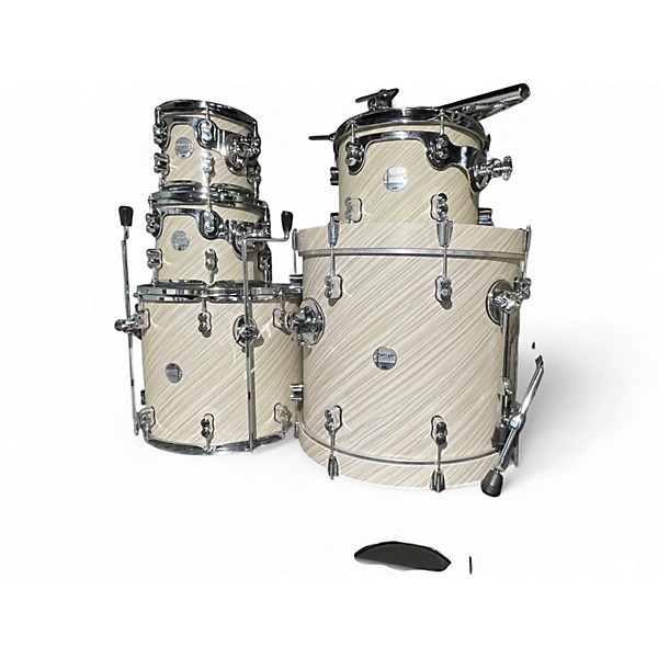 Used PDP by DW 6 Piece Concept Maple Twisted Ivory Drum Kit