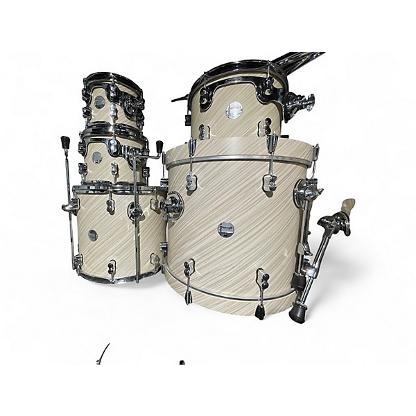 Used PDP by DW 6 Piece Concept Maple Twisted Ivory Drum Kit