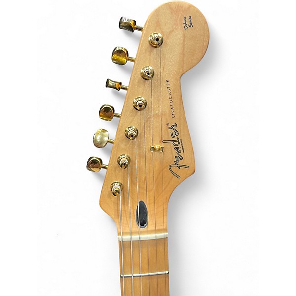 Used Fender Deluxe Player's Stratocaster 2 Color Sunburst Solid Body Electric Guitar