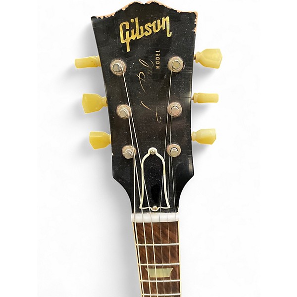 Used 2022 Gibson 1958 Reissue Murphy Aged Les Paul Lemonburst Solid Body Electric Guitar