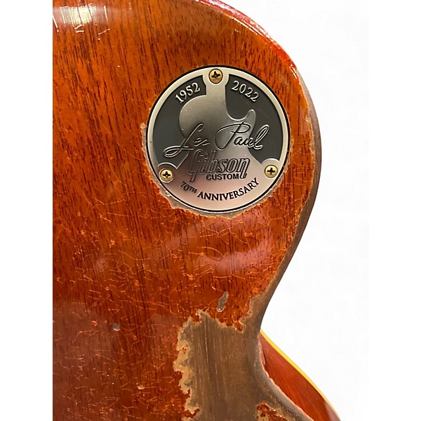 Used 2022 Gibson 1958 Reissue Murphy Aged Les Paul Lemonburst Solid Body Electric Guitar