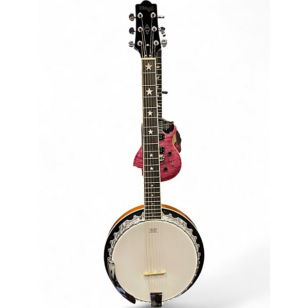 Used Stagg bjm30 G Honey Blonde Banjo