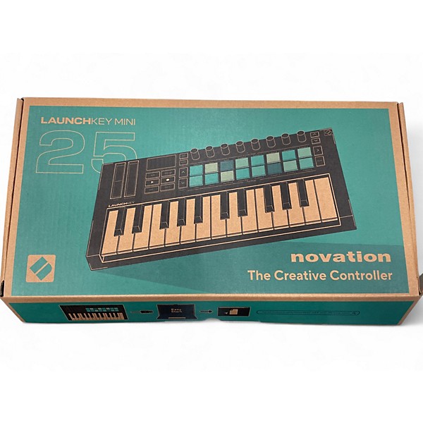 Used 2025 Novation LAUNCH KEY MINI 25 MIDI Controller