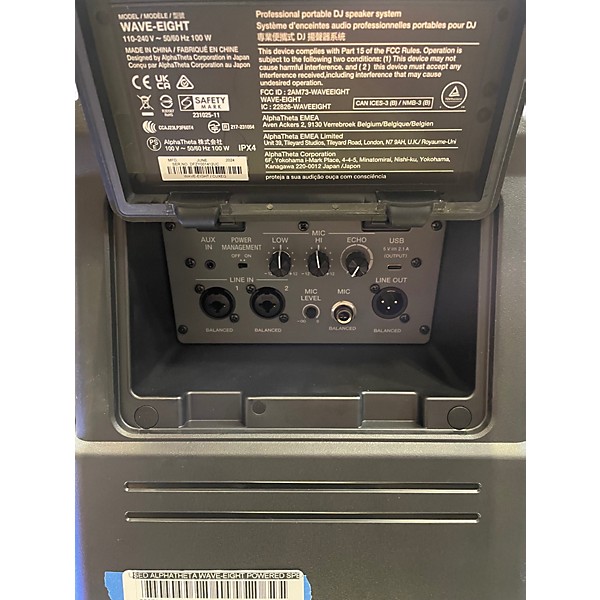 Used AlphaTheta WAVE-EIGHT Powered Speaker