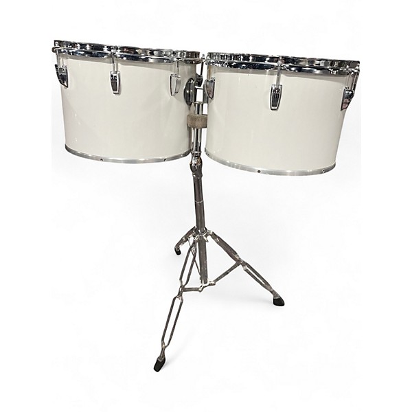 Used Ludwig 13X8 White Cortex Concert Toms White Cortex Drum